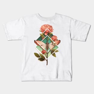 Geometric Cicada Kids T-Shirt